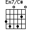 Em7/C#=340420_1