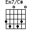 Em7/C#=340430_1