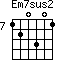 Em7sus2=120301_7