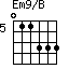Em9/B=011333_5
