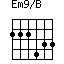 Em9/B=222433_1