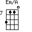 Em/A=3110_7