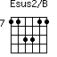 Esus2/B=113311_7