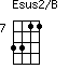 Esus2/B=3311_7