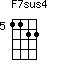 F7sus4=1122_5