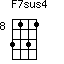 F7sus4=3131_8