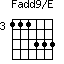 Fadd9/E=111333_3