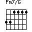 Fm7/G=331111_1