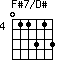 F#7/D#=011313_4