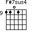 F#7sus4=1101_9