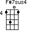 F#7sus4=1301_4