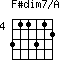 F#dim7/A=311312_4