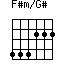 F#m/G#=444222_1