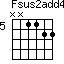 Fsus2add4=NN1122_5
