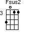 Fsus2=3011_3
