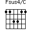 Fsus4/C=113311_1