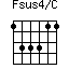 Fsus4/C=133311_1