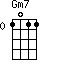 Gm7=1011_0