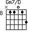 Gm7/D=N11013_8