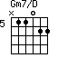 Gm7/D=N11022_5