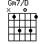 Gm7/D=N13031_1