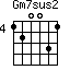 Gm7sus2=120031_4