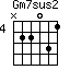 Gm7sus2=N22031_4