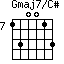 Gmaj7/C#=130013_7