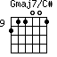Gmaj7/C#=211001_9