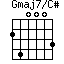 Gmaj7/C#=240003_1