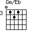 Gm/Eb=0121_3