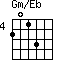 Gm/Eb=2013_4