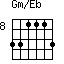 Gm/Eb=331113_8