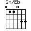 Gm/Eb=N11033_1