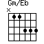 Gm/Eb=N11333_1