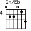 Gm/Eb=N22013_4