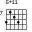 G+11=3123_7