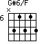 G#6/F=N31313_6