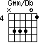 G#m/Db=N33301_4