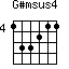G#msus4=133211_4