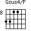 Gsus4/F=3311_8