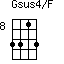 Gsus4/F=3313_8