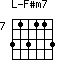 F#m7=313113_7