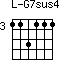 G7sus4=113111_3