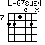 G7sus4=22102N_7