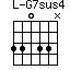G7sus4=33033N_1