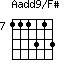 Aadd9/F#=111313_7