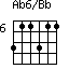 Ab6/Bb=311311_6