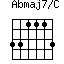 Abmaj7/C=331113_1