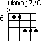 Abmaj7/C=N11333_6